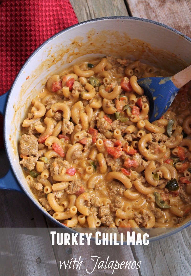 6. Turkey Chili Mac with Jalapeños (9 Points)