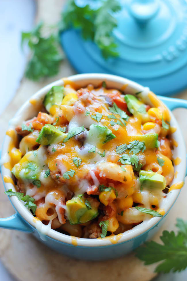 7. One Pot Mexican Skillet Pasta