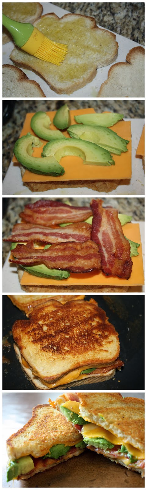 8. Bacon Avocado Grilled Cheese