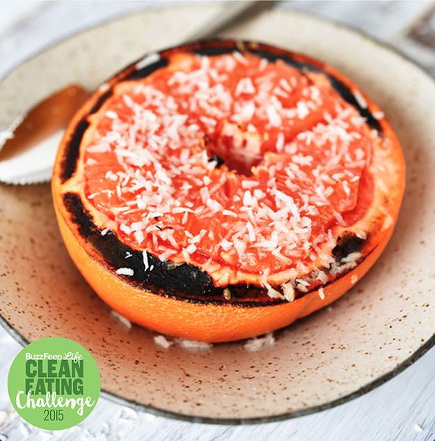 2. Broiled Grapefruit With Shredded Coconut