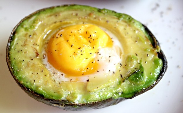 35. Baked Egg in Avocado