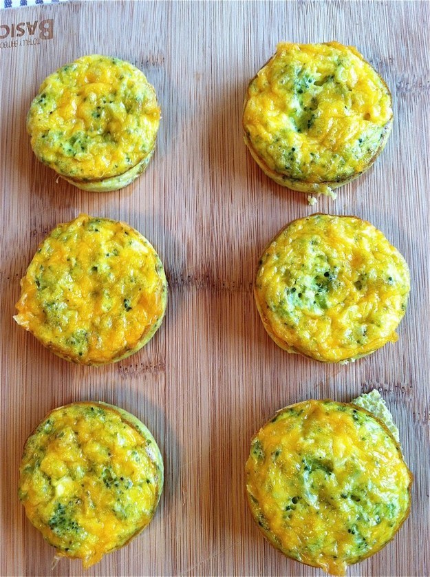 41. Cheddar-Broccoli Egg Muffins