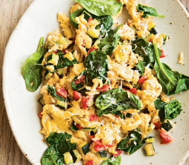 EggVegetableScramble TrimmedandToned