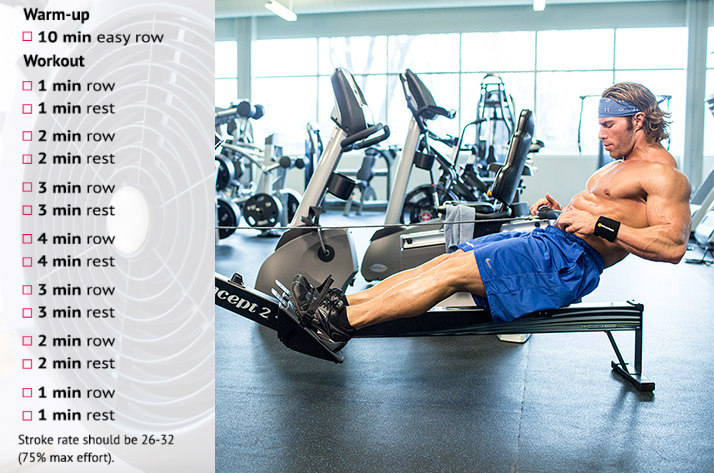 Rowing to online lose weight