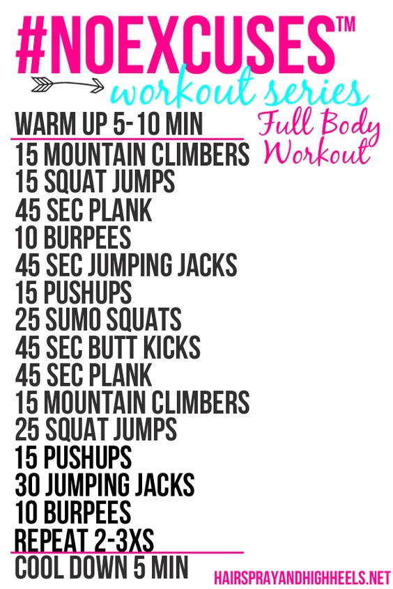 24 Full Body Weight Loss Workouts That