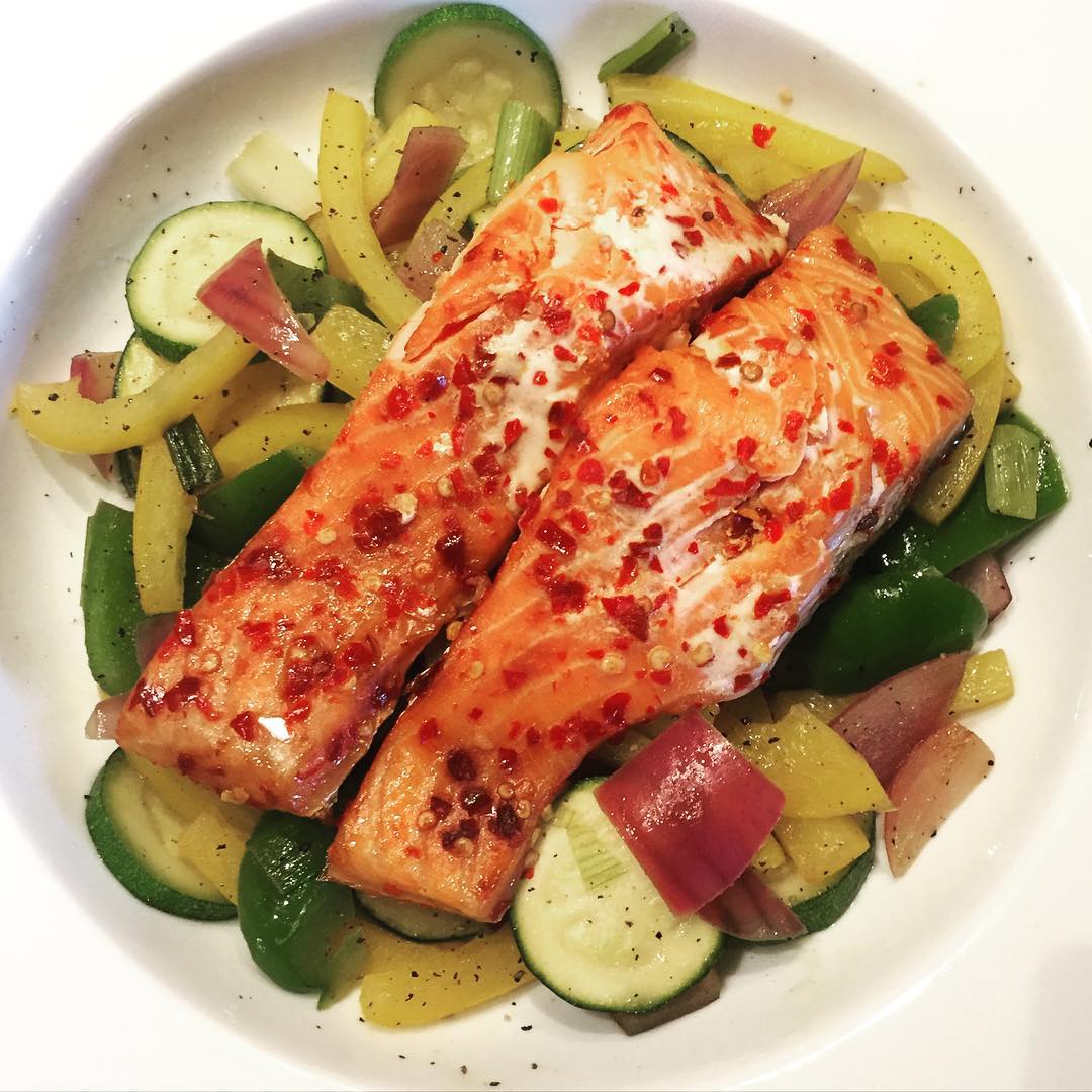 chilli-salmon-with-vegetables