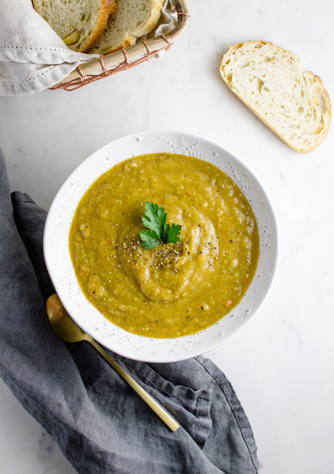 A Very Good Vegan Split Pea Soup - The Simple Veganista