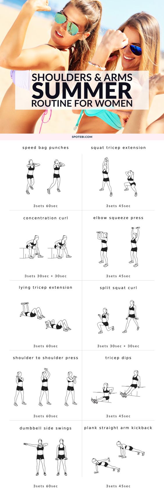 23 Fat Burning Bikini Arm Workouts That Will Shape Your Arms