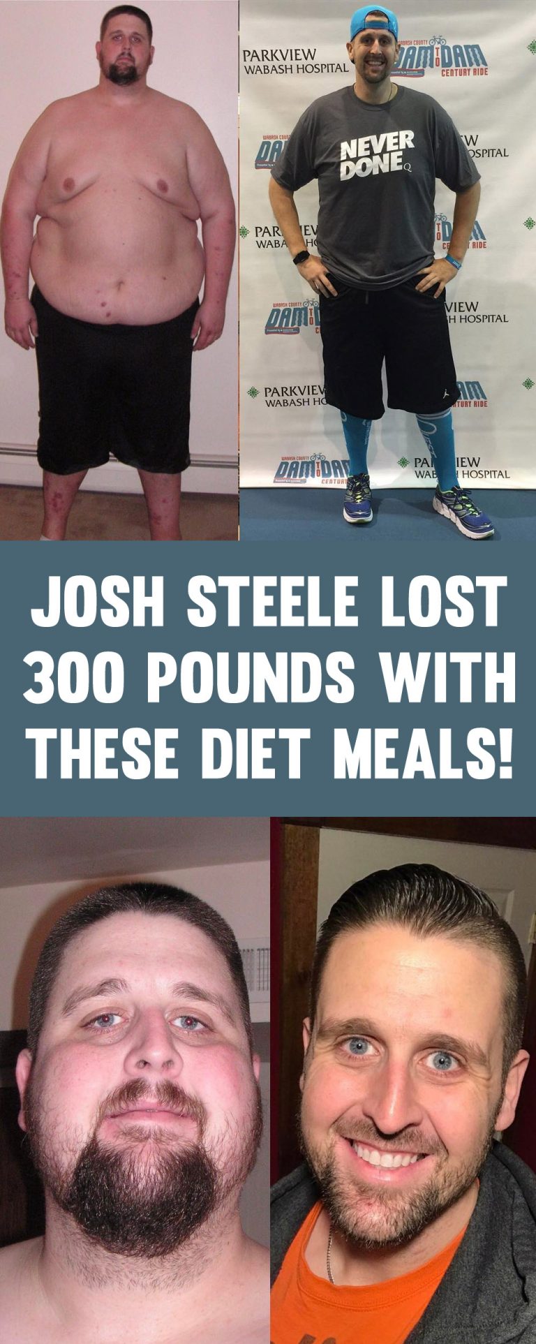 Josh Steele Lost An Incredible 300 Pounds With These Exact ...