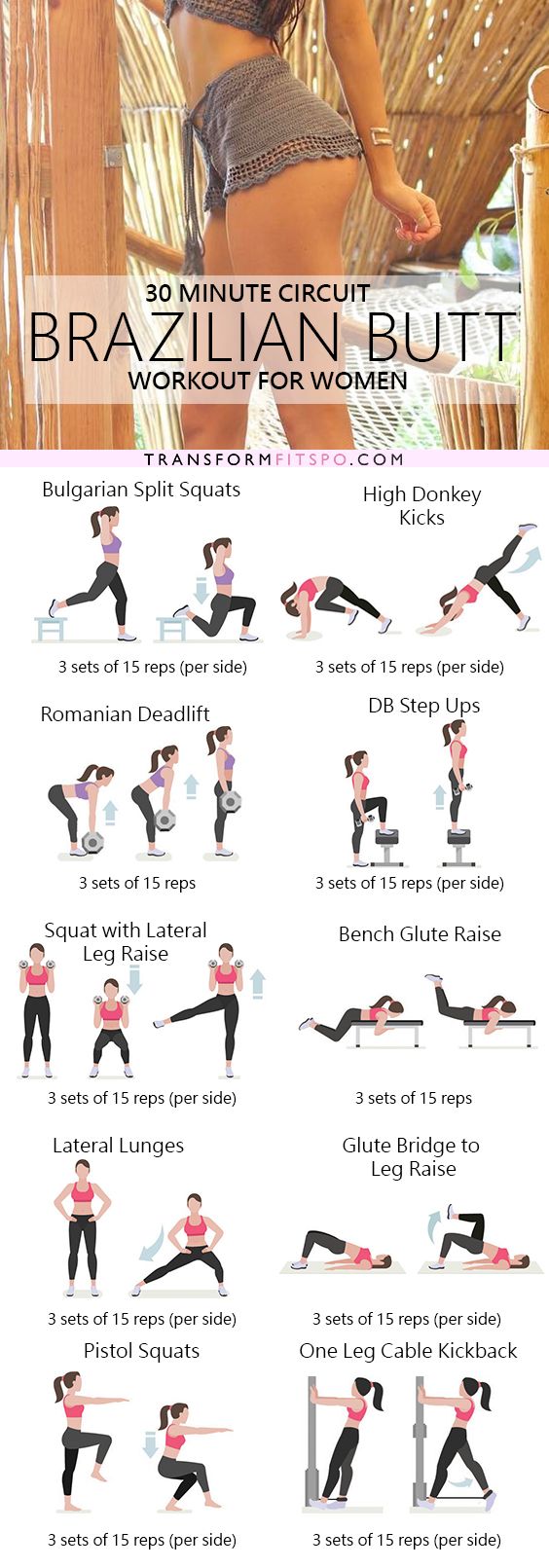 Hourglass Figure Workout Routine | Kayaworkout.co