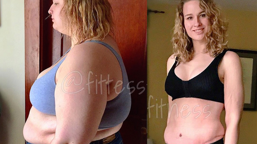 Jennifer lost 40 lbs and 8 in off her waist using #turbofi…