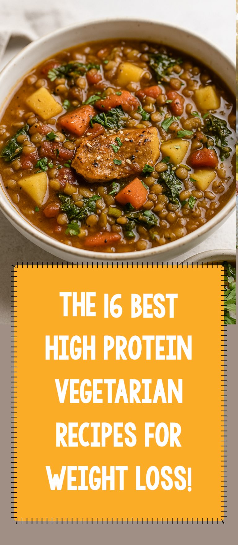 16 High Protein Vegetarian Recipes for Weight Loss (Delicious & Easy)