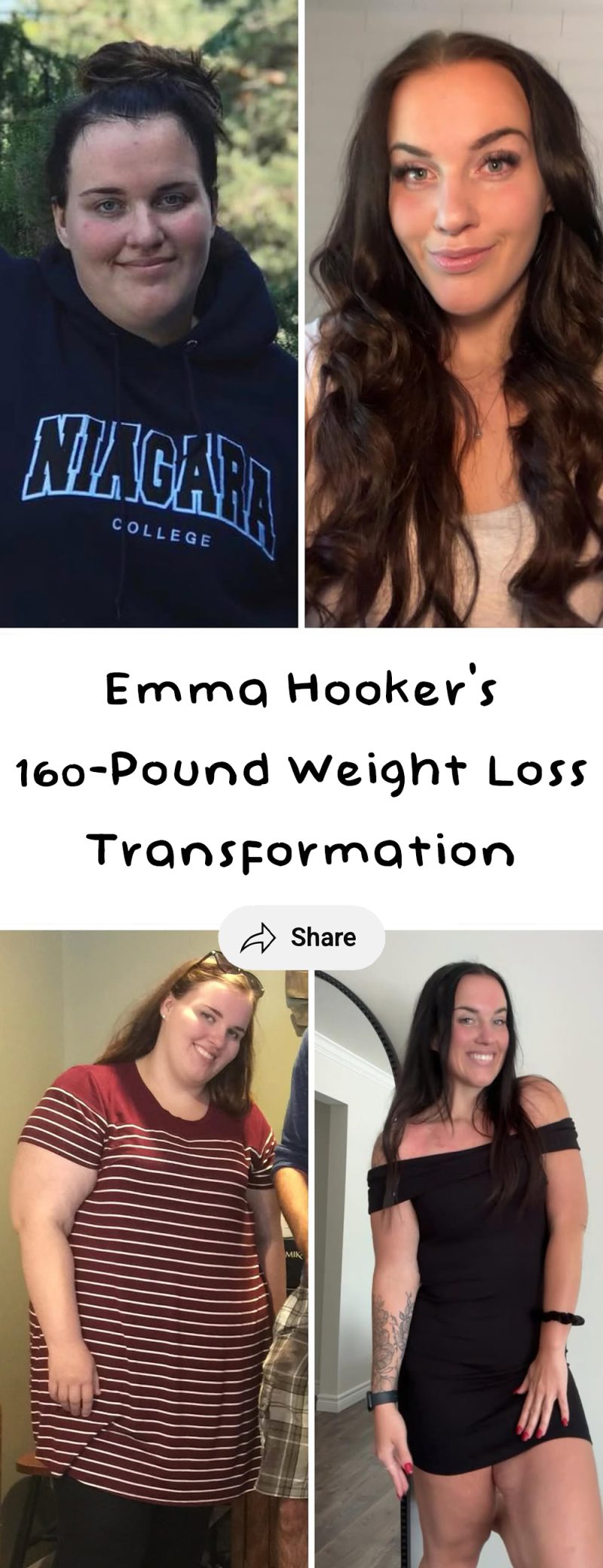 Emma Hooker’s 160Pound Weight Loss Transformation Diet, Mindset, and
